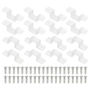 PATIKIL LED�X�g���b�v�����v�N���b�v 50�� ���t���u ���P�b�g �n�[�h�Œ�N���b�v �N�����v�z���_�[ �l�W�t�� ��10 mm 3528/5050 �l�I��R gB���C�g�P�[�u�����{���p ����