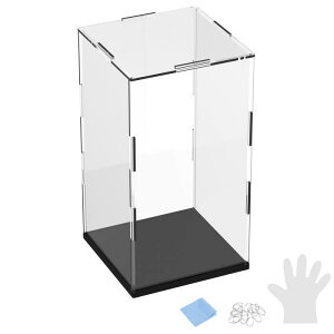 M METERXITY 1�p�b�N�̃A�N�����f�B�X�v���C�P�[�X 3.9x3.9x7.9�C���`/10x10x20cm�̃A�N�����N���A�f�B�X�v���C�P�[�X�{�b�N�X �R���N�V�����p�̍����ؐ��x�[�X�t�� �h�o�V���[�P�[�X[�� �N���A]