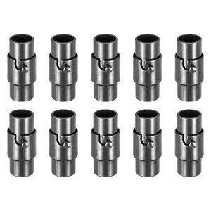 ���U�[�R�[�h�G���h�N�� �X�v 10�Z�b�g 5mm�� ���U�[�}�O�l�b�g�N�� �X�v �R�[�h�G���h�L���b�v �N���[�W���[ ���U�[�R�[�h�o�b�N�� ��΃��C�L���O DIY�p�i �N���t�g ��