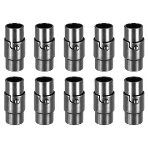 ���U�[�R�[�h�G���h�N�� �X�v 10�Z�b�g 6mm�� ���U�[�}�O�l�b�g�N�� �X�v �R�[�h�G���h�L���b�v �N���[�W���[ ���U�[�R�[�h�o�b�N�� ��΃��C�L���O DIY�p�i �N���t�g ��