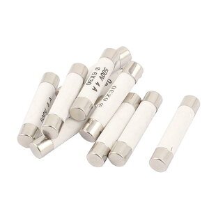 �Z���~�b�N�q���[�Y �g���b�NATV�R���v���b�T�[ �Z���~�b�N�J�[�g���b�W�q���[�Y PCB�d���^�b�v������H 500V 4A ��Ւf�d�� 6x30mm 10����