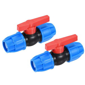 �{�[���o���u PE�v���X�`�b�N �V���b�g�I�t�X�C�b�`�R�l�N�^ �u���[ 25 mm�K�[�f�����`���[�u�p 2��