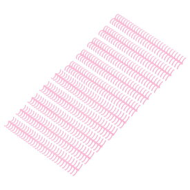 PATIKIL 30穴ルーズリーフ バインダーリング 10個 プラスチックバインダーリング 60-90枚紙 DIYペーパー ノート オフィス学習用品用 ピンク