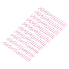 PATIKIL 30穴ルーズリーフ バインダーリング 10個 プラスチックバインダーリング 55-75枚紙 DIYペーパー ノート オフィス学習用品用 ピンク