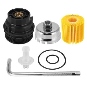 X AUTOHAUX オイルフィルターとオイルフィルターハウジングキャップ レンチリムーバーツール付き Toyotaに対応 Avalonに対応 Lexusに対応 ES350 ES300hに対応 15620-36020 1セット