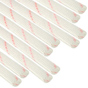 �t�@�C�o�[�K���X�X���[�u 6mm I.D. PVC �≏1500V�`���[�u ���߉\�ȃX���[�u�p�C�v 125�� �P�[�u�� ���b�v���C���[ 885mm �z���C�g ���b�h 10PCS