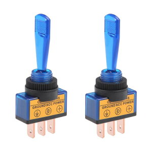 b`ObJ[gOXCb` SPST LEDCg 20A 12V 3P ON-OFF tbgbh u[ 2Pcs