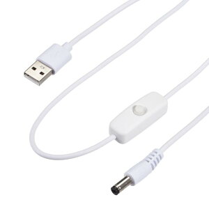 I/ItXCb`tUSBP[u USBIX-5.5x2.1 mmDCIXP[u LEDfXNv LEDXgbvp zCg 150 cm
