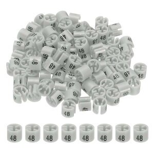 PATIKIL 100 mnK[}[J[ ԍ48^O 3 mmbhɃtBbg ߗރTCY^O nK[Nbv ی^J[R[hx ߗރnK[p O[