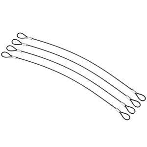 PATIKIL 30 cm ���S�P�[�u�����b�N 4�� �X�e�����X�| 2 mm���a �h�ƃ��C���[���[�v �_�u�����[�v�t�� ����Ɩ� �ו����b�N�p �u���b�N