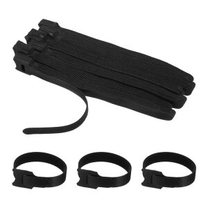 PATIKIL 8�C���`�ė��p�\�ȃP�[�u���^�C�A60�̃P�[�u���Ǘ��^�C�A�z�[���������p�̃A�W���X�^�u���t�b�N�A���h���[�v�t�@�X�j���O�R�[�h�I�[�K�i�C�U�[�A�m�[�g�p�\�R���f�[�^�P�[�u