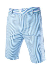 ショートパンツ チノショーツ コットン 縦縞 ジッパー リラックス カジュアル 夏 メンズ ブルー,ホワイト W36