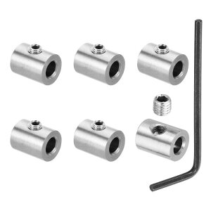 PATIKIL 6 mm�z�[�� ���C���[���[�v�N���b�v�Z�b�g 6�� 304�X�e�����X�| �P�� ���b�N�P�[�u���N�����v�N���b�v M5�Z�p�l�W�X�p�i�t�� �P�[�u���p��p �V���o�[