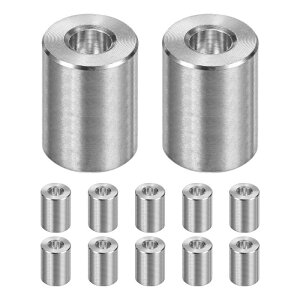 M METERXITY 12PCS M6 304�X�e�����X�X�`�[���X�y�[�T�[ 6mm ID x 14mm OD x 18mm l ���^���X�N�����[�X�^���h�I�t�u�b�V���O ��s�@�d�グ ���E���h�X�y�[�T�[ 304�X�e�����X�X�`�[�� �X�N�����[�{���g�p