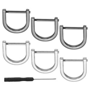 PATIKIL 13/16" DO˂݃VbN 8 z[XV[U^DO~`obN zL[`F[J[ANZT[Ntgpi Vo[/