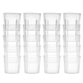 計量カップ ビーカー ラボ用 PP プラスチック 目盛り付のビーカー 20ml 20個入り