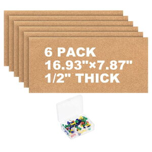 PATIKIL 16.93 x 7.87"̃RN{[h^C 6̐`̃RN{[hf 0.47"  ƒ ItBXp̃ZtAhq[VuƃvbVsEbhNbvt̏Ȑ`̃s{