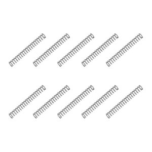�~�j���k�΂� ���k�R�C���΂� ���k�X�v�����O 2mm OD 0.35mm���C���a 15mm���R���� 304�X�e�����X�| �ƒ�C���p DIY�v���W�F�N�g�p �V���o�[�g�� 10����