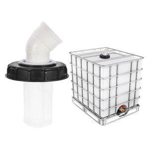 PATIKIL 45°IBC WtB^[Jo[ 163 Mm vX`bN goPbgJo[ 􂦂 iC tB^[ IBC g[gz[XA_v^[ IBC ^NReiti Jp J^N 1000L IBC