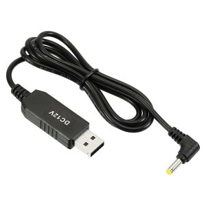 PATIKIL 6W 1A USBdRo[^ DC 5V - DC 12V dA_v^[ 90° 4.0×1.7mmP[u [^[ LED vXs[J[p