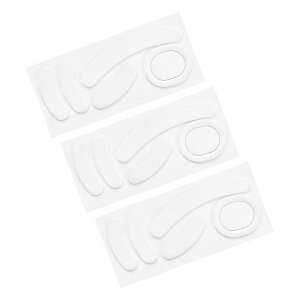 PATIKIL G PRO���C�����X�Q�[�~���O�}�E�X�p�̊ۂ��Ȑ��G�b�W�̃}�E�X�t�B�[�g�X�P�[�g�p�b�h0.8mm�i�N���[�j���O�y�[�p�[�t���j�z���C�g5��/3�Z�b�g�̃}�E�X�t�B�[�g�����i