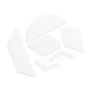 PATIKIL G900�p �}�E�X�t�B�[�g �ۂ��Ȑ��G�b�W �}�E�X�X�P�[�g�p�b�h 0.6mm �z���C�g 6�Z�b�g