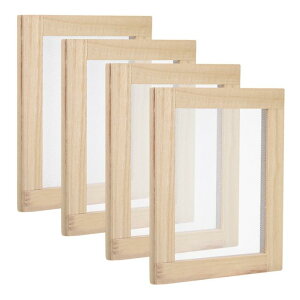 PATIKIL 18 x 15 cm �ؐ��y�[�p�[���C�L���O�X�N���[�� 4���� �����^�t ���[�� �����^ �f�B�b�P�� DIY �y�[�p�[�N���t�g�c�[���h���C�t�����[����p �i�`�������J���[