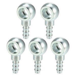 ACROPIX �o���W���[�z�[�X�o�[�u�{���g�p�� ���j�o�[�T�� �o���W���[�p�� �R�����C���A�_�v�^�[�R�l�N�^�[ �I�[�g�o�C �����ԗp 12mm���a 7.7 mm�O�a �V���o�[�g�[�� 5��