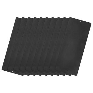 �A���~�j�E���u�����N�^�O 45 x 15 x 0.5 mm �����` �����u�����N�J�[�h 2���t�� �@�B����DIY���x���^�O�p 10�� (�u���b�N)