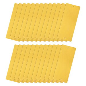 �A���~�j�E���u�����N�^�O 50 x 22 x 0.25 mm �����` �����u�����N�J�[�h 2���t�� �@�B����DIY���x���^�O�p 25�� (�S�[ ���h�g�[��)