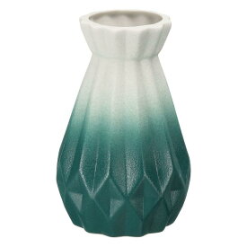PATIKIL 花瓶 花用セラミック花瓶ミニマリスト花瓶フラワーアレンジメントテーブルセンターピースホームルーム装飾 グラデーションダーク緑