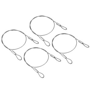 PATIKIL 30 cm ���S�Z�L�����e�B�P�[�u�����C���[ 4�� �X�e�����X�| 30 cm x 1 mm ����Ɩ����[�v �_�u�����[�v�t�� DJ�Ɩ� �ו����b�N�p