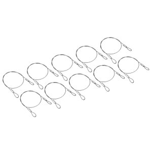 PATIKIL 30 cm ���S�Z�L�����e�B�P�[�u�����C���[ 10�� �X�e�����X�| 30 cm x 1 mm ����Ɩ����[�v �_�u�����[�v�t�� DJ�Ɩ� �ו����b�N�p