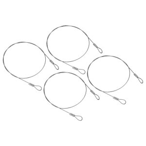 PATIKIL 50 cm SZLeBP[uC[ 4 XeX| 50 cm x 1 mm Ɩ[v _u[vt DJƖ וbNp