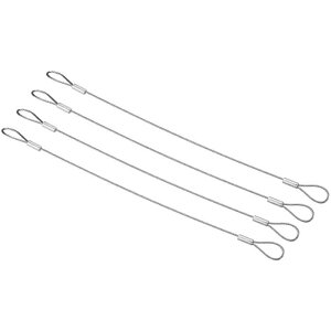 PATIKIL 20 cm SZLeBP[uC[ 4 XeX| 20 cm x 1.2 mm Ɩ[v _u[vt DJƖ וbNp