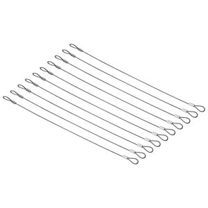 PATIKIL 30 cm ���S�Z�L�����e�B�P�[�u�����C���[ 10�� �X�e�����X�| 30 cm x 1.5 mm ����Ɩ����[�v �_�u�����[�v�t�� DJ�Ɩ� �ו����b�N�p