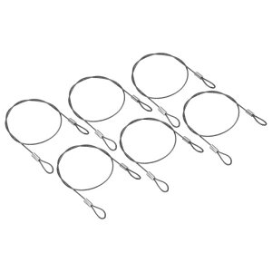 PATIKIL 40 cm SZLeBP[uC[ 6 XeX| 40 cm x 1.5 mm Ɩ[v _u[vt DJƖ וbNp