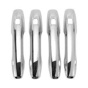 INFINAUTO �{���{�ɑΉ�XC60 XC90 S90 V90 2018-2023�p�̎Ԃ̃h�A�n���h���J�o�[�g���� ABS�V���o�[�g�[�� 1�Z�b�g