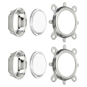 PATIKIL 44mm LEDYwKXLbg 2Zbg 120x ʖʔˑ̃R[^ ŒuPbgz_[t 20W-100W nCp[ LED COB Cg`bvp