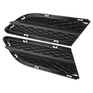 左右側カーフロントバ ンパー外装下部メッシュグリル フォグライトグリル ブラック 51117198901 51117198902 B MWに対応 3 Series E90に対応 2009-2012に対応 1ペア