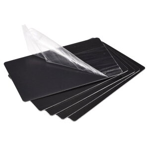 �u�����N���^���J�[�h �z�Ɏ_���A���~�j�E���� 85 mm x 50 mm x 0.8 mm �u���b�N 10��