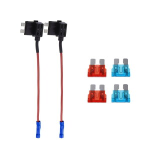 ACROPIX ���j�o�[�T�� ��H�ǉ�12V �W���q���[�Y�^�b�v �z���_�[ �A�_�v�^�[ 2��10A 15A ATC�u���[�h�^�C�v�q���[�Y�t�� �v���X�`�b�N �u���[ 1�Z�b�g
