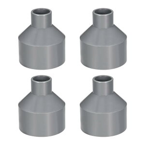 ���W���[�T�[�J�b�v�����O DWV�p�C�v�p�� PVC�� �O���[ �T�C�Y75mmx32mm 4��
