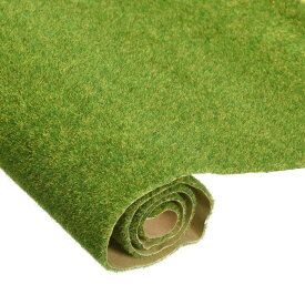 人工芝グラスマット 25 cmx50 cm リアルな人工芝 ガーデン芝生装飾モデル用 イエローグリーン 3個入り