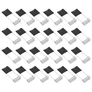 PATIKIL 45x16mm �_�E�����C�g�X�v�����O�N���b�v 50�� �����_�C�I�[�h ���ߍ��݌^�Ɩ��A�N�Z�T���[ �Œ�N�����v �V�[�����O�����v�p ��