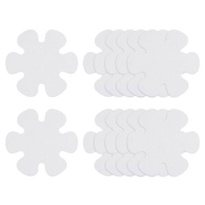 浴槽ステッカー ノンスリップ バスシャワーフロア 10 cm アン チスリップ ステッカーテープ 花風デカール バスルーム キッチン 浴槽 踏み板 階段用 ホワイト 12個