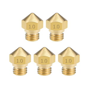3D�v�����^�[�m�Y���w�b�h 1mm M7�l�W�̌��� �^�J M K10 1.75mm�G�N�X�g���[�_�[�v�����g�p 5��
