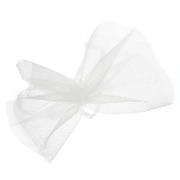 PATIKIL フラワー包装ペーパー 花束資材 花屋用品 10枚入り 70cm クリアメッシュ ヤーン 結婚式のパーティーの装飾 ホワイト