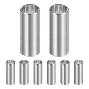 M METERXITY 8PCS M8 304�X�e�����X�X�`�[���X�y�[�T�[ 8mm ID x 10mm OD x 25mm l ���^���X�N�����[�X�^���h�I�t�u�b�V���O ��s�@�d�グ ���E���h�X�y�[�T�[ 304�X�e�����X�X�`�[�� �X�N�����[�{���g�p