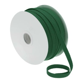 PATIKIL 綿ツイルテープ 1/4" 50ヤード 100% 綿リボン バイアスバインディングテープ ヘリンボーンウェビング お裁縫 ギフトラッピング 用 ダーク緑